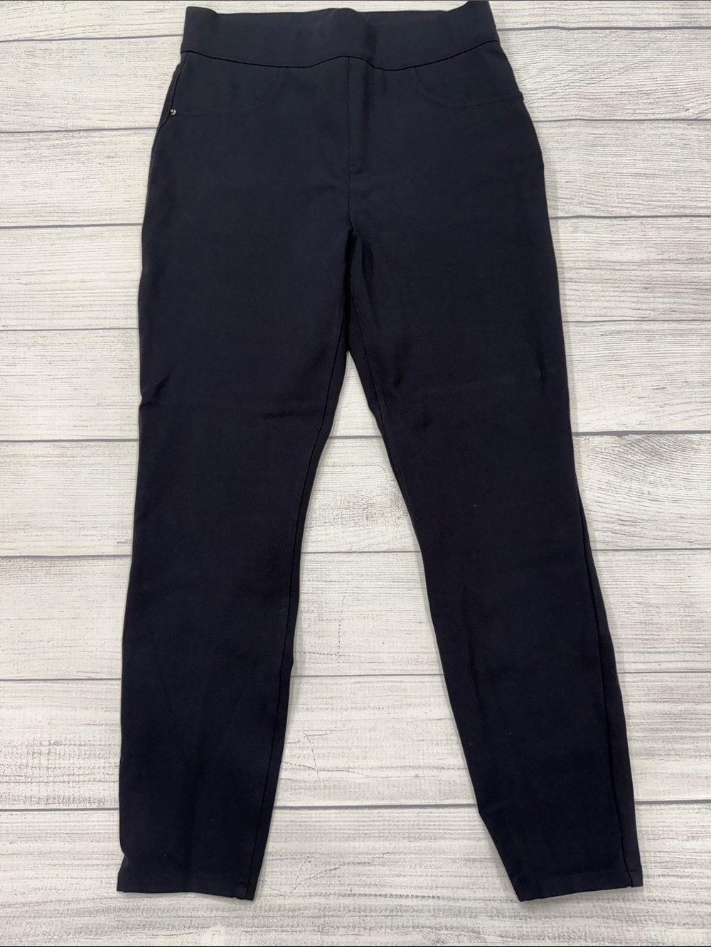 SPANX Black High Rise Ponte Skinny Pants Leggings Size M